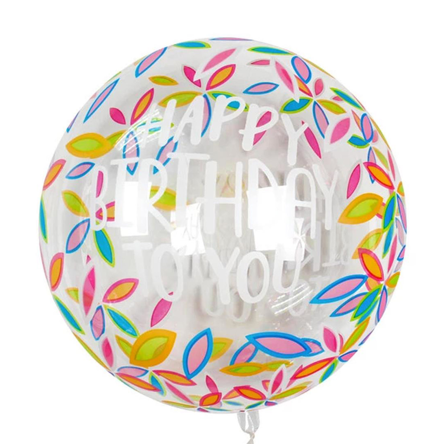 Bubble Ballon zum 30.Geburtstag pink Geburtstag Party Feier Fete Deko