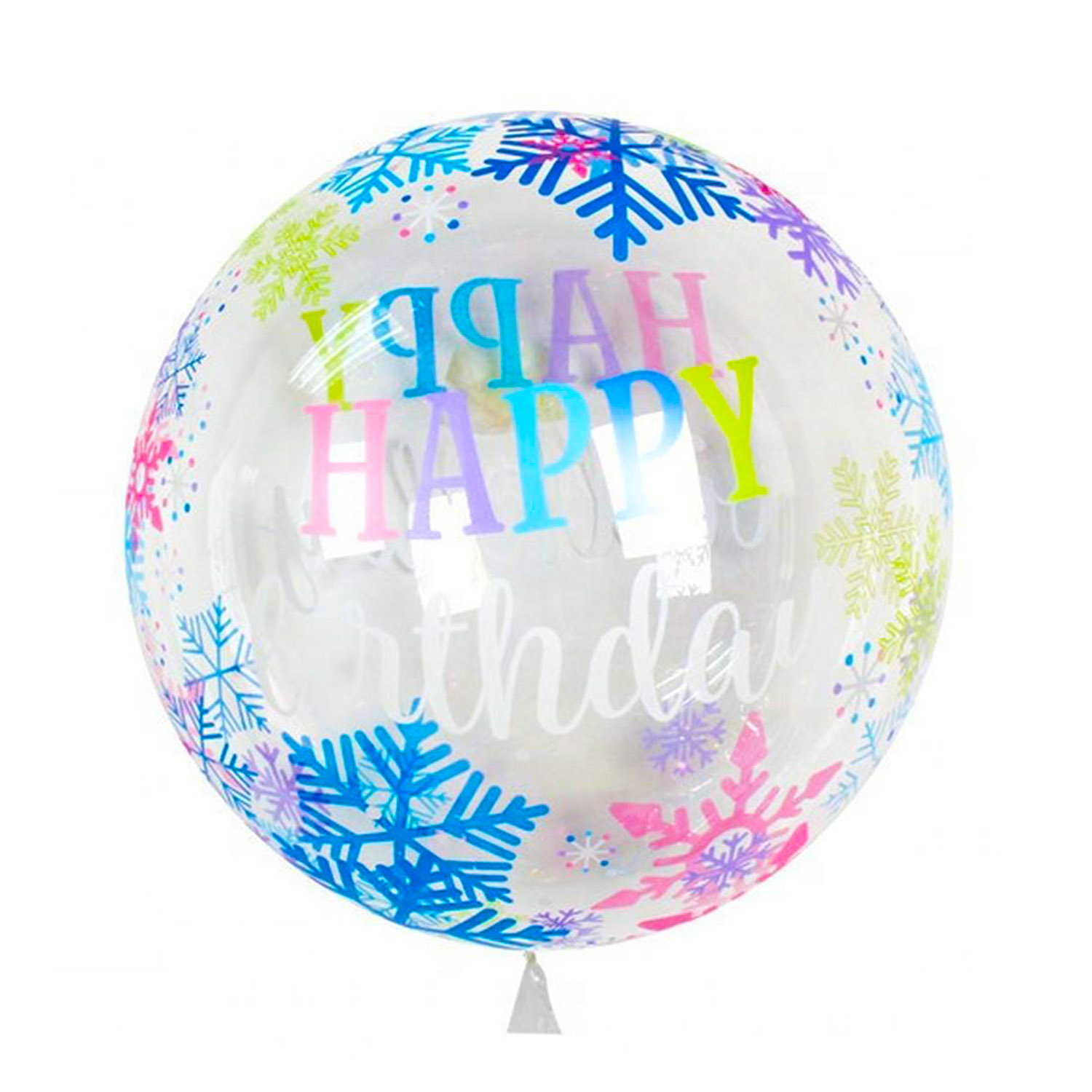 R50F4 Helium Folienballon Klar Durchsichtig Transparent Hochzeit Geburtstag Deko 